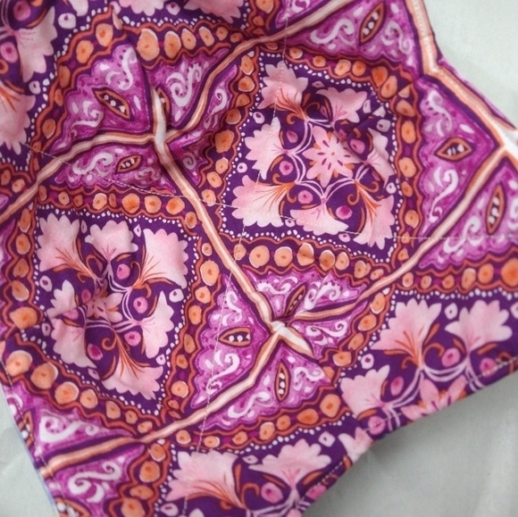 Bowl cozies 2 pack. Butterfly design on one side and bohemian design.handmade - Picture 2 of 7